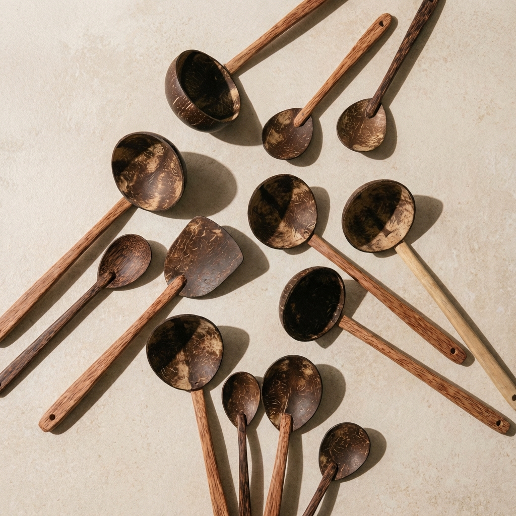 Handcrafted Coconut Shell Artisanship